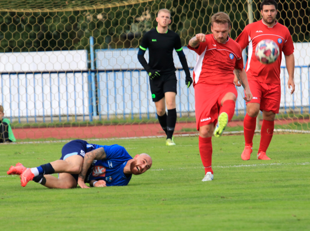 Svůj dobrý výkon okořenil Guiseppe Lanfranchi dvěma brankami. Image